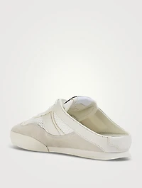Chloé Kick Suede And Mesh Sneaker Mules