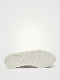 Chloé Kick Suede And Mesh Sneaker Mules