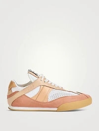 Chloé Kick Leather And Mesh Sneakers