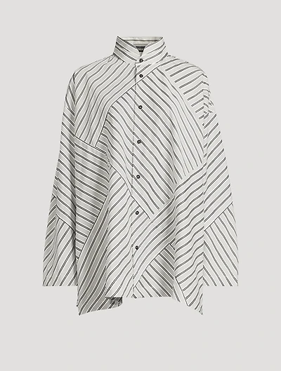 A-Line Shirt Double Stripe Print