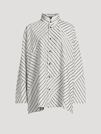 A-Line Shirt Double Stripe Print