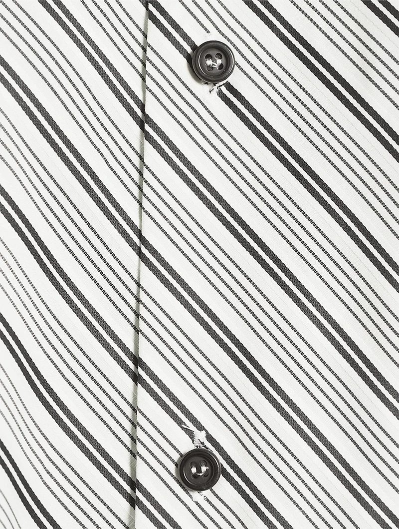 A-Line Shirt Double Stripe Print