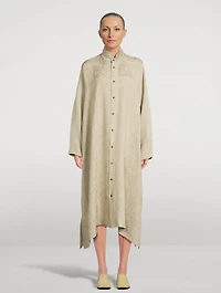 Silk Shirt Dress