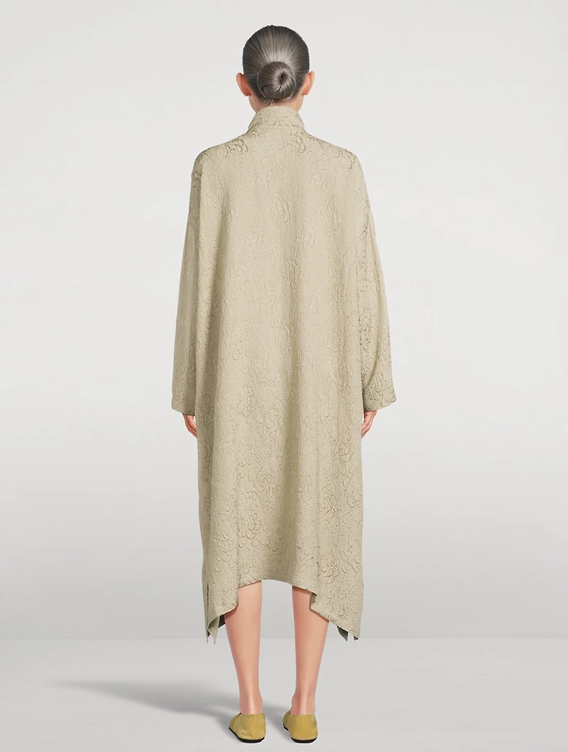 Silk Shirt Dress