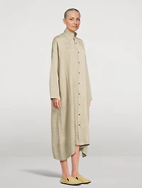 Silk Shirt Dress
