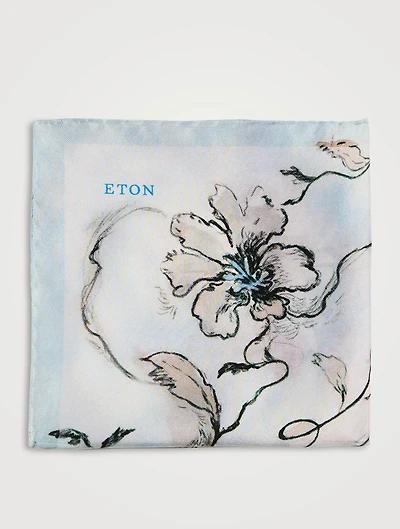 Floral Silk Pocket Square