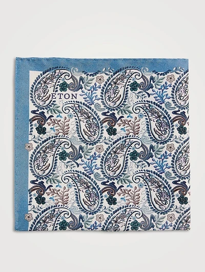 Paisley Silk Pocket Square