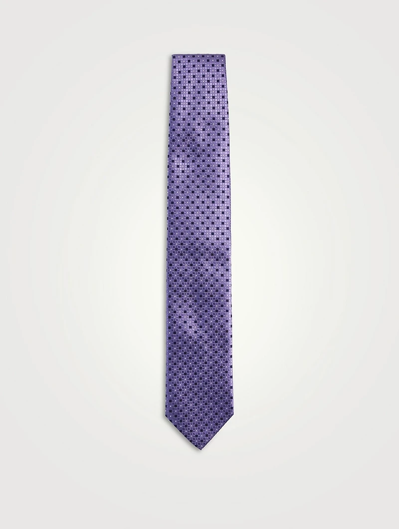 Micro Floral Silk Tie