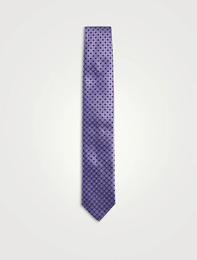 Micro Floral Silk Tie