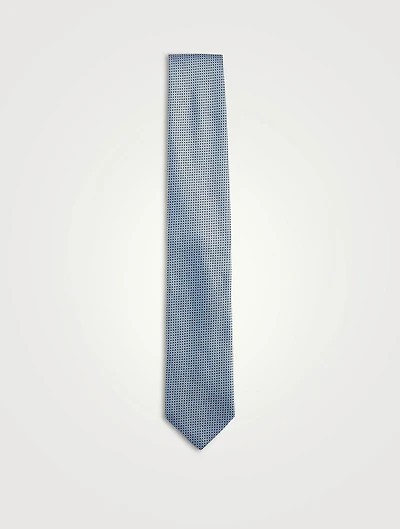 Geometric Silk Tie