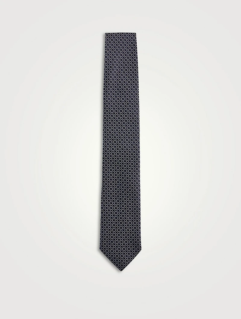 Dotted Silk Tie