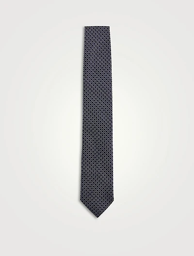 Dotted Silk Tie