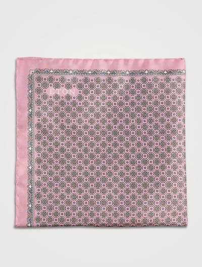 Geometric Silk Pocket Square