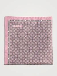 Geometric Silk Pocket Square