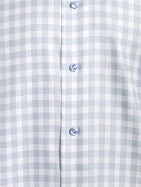 Slim-Fit Long-Sleeve Shirt Check Print
