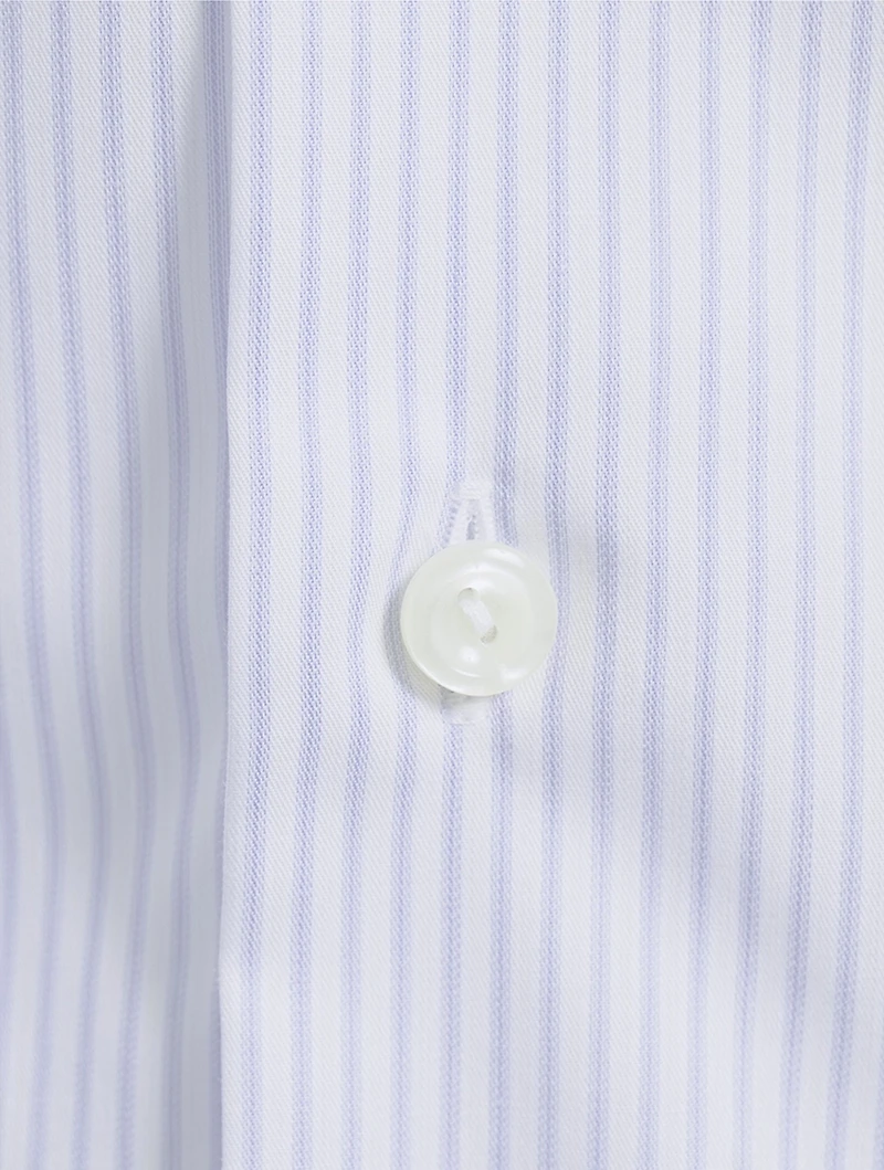 Slim-Fit Stripe Fine Twill Shirt