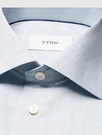 Slim-Fit Fine Twill Long-Sleeve Shirt