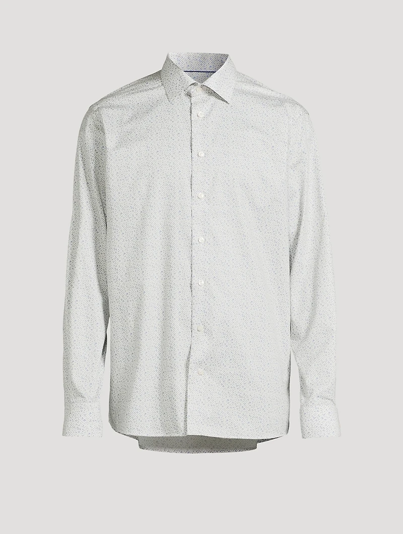 Contemporary Fit Shirt Geometric Print