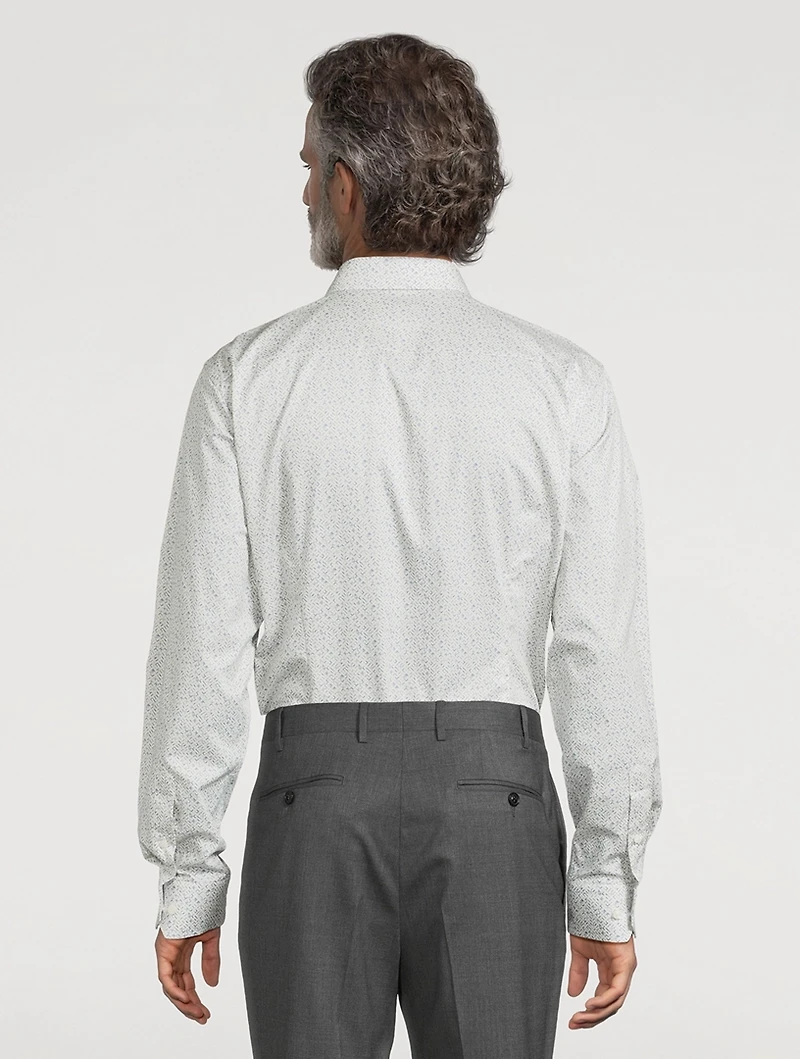 Contemporary Fit Shirt Geometric Print