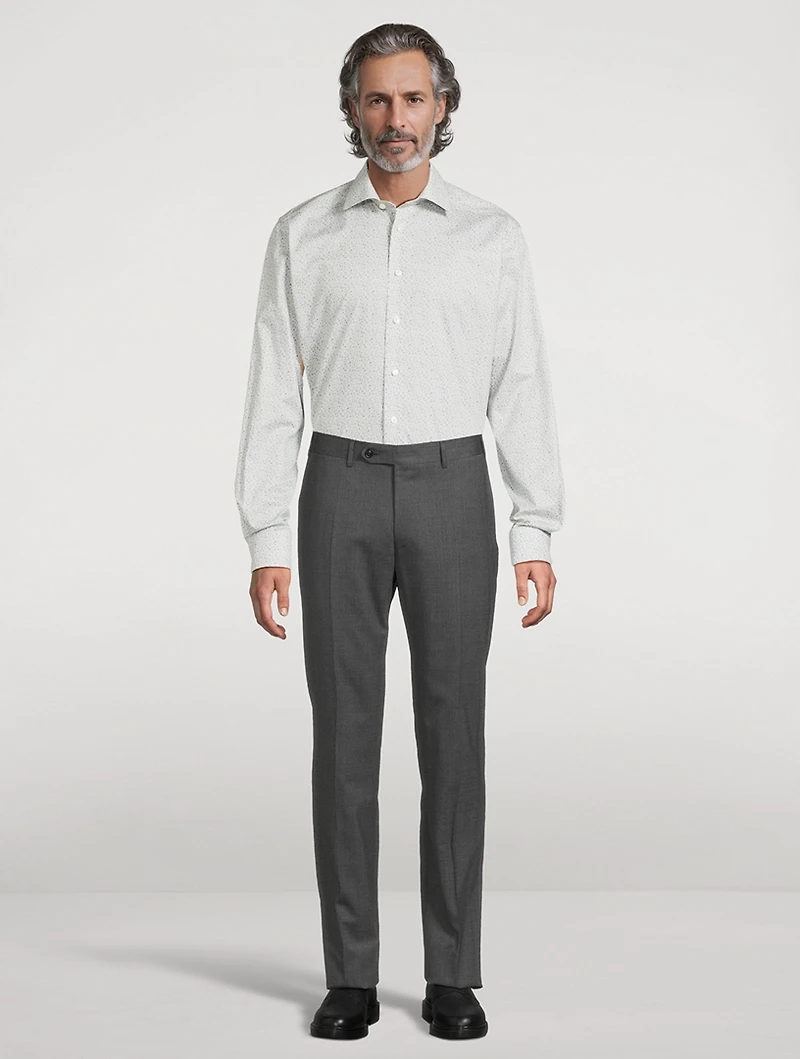 Contemporary Fit Shirt Geometric Print