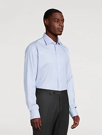 Slim-Fit Textured Elevated Shirt