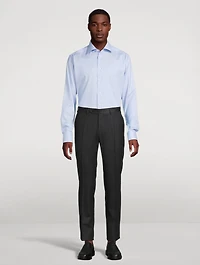 Slim-Fit Textured Elevated Shirt