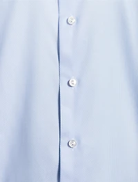 Slim-Fit Textured Elevated Shirt