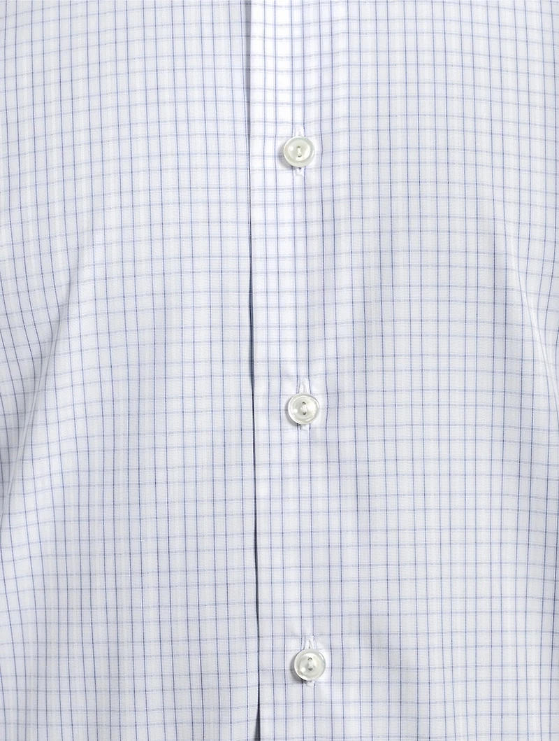 Contemporary Fit Elevated Shirt Check Print
