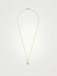 Tiny Baby Star Of David Coin Charm Necklace