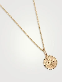 Tiny Baby Star Of David Coin Charm Necklace