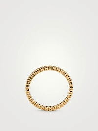 14K Gold Bezel Diamond Eternity Ring