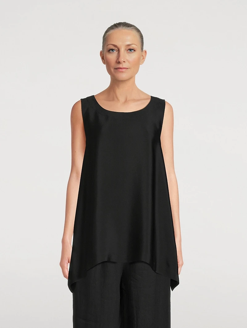A-Line Silk Blouse