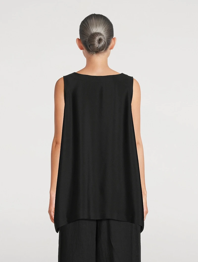 A-Line Silk Blouse