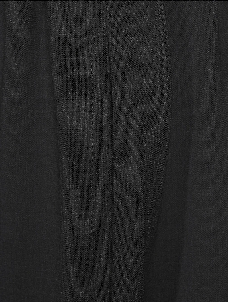 Cropped Wide-Leg Trousers