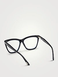 Cat Eye Optical Glasses With Blue Block Lenses