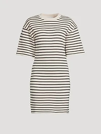 Mona Terry Dress Stripe Print