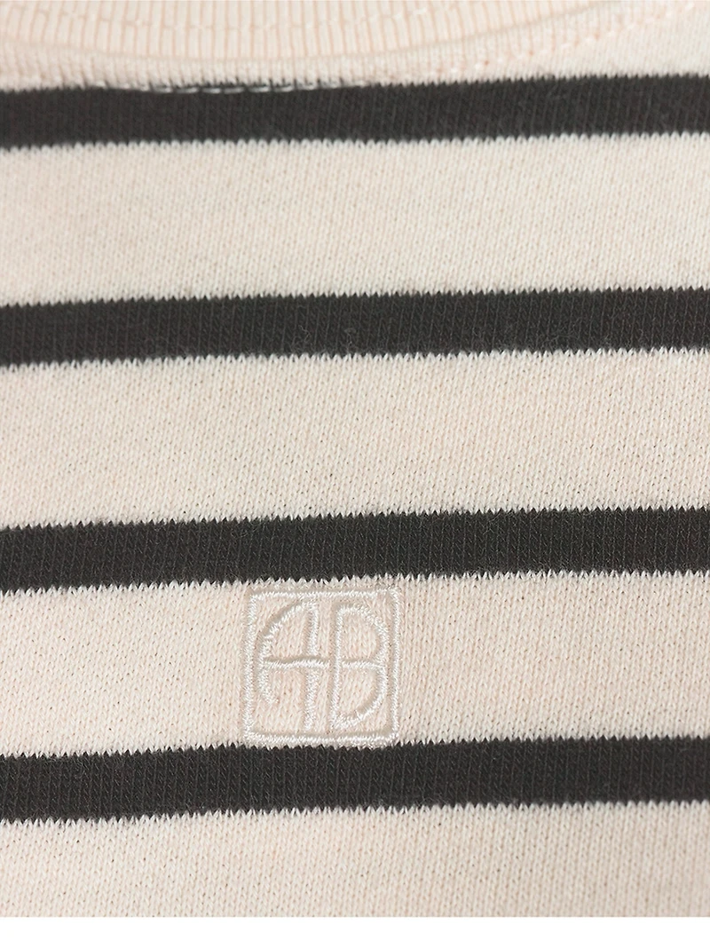 Mona Terry Dress Stripe Print