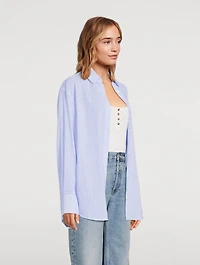 Plaza Shirt Stripe Print