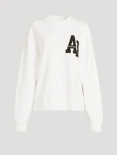 Miles Oversized Letterman Sweatshirt