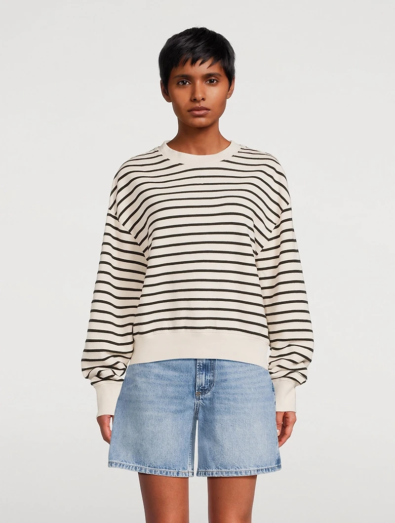 Dean Sweatshirt Stripe Print