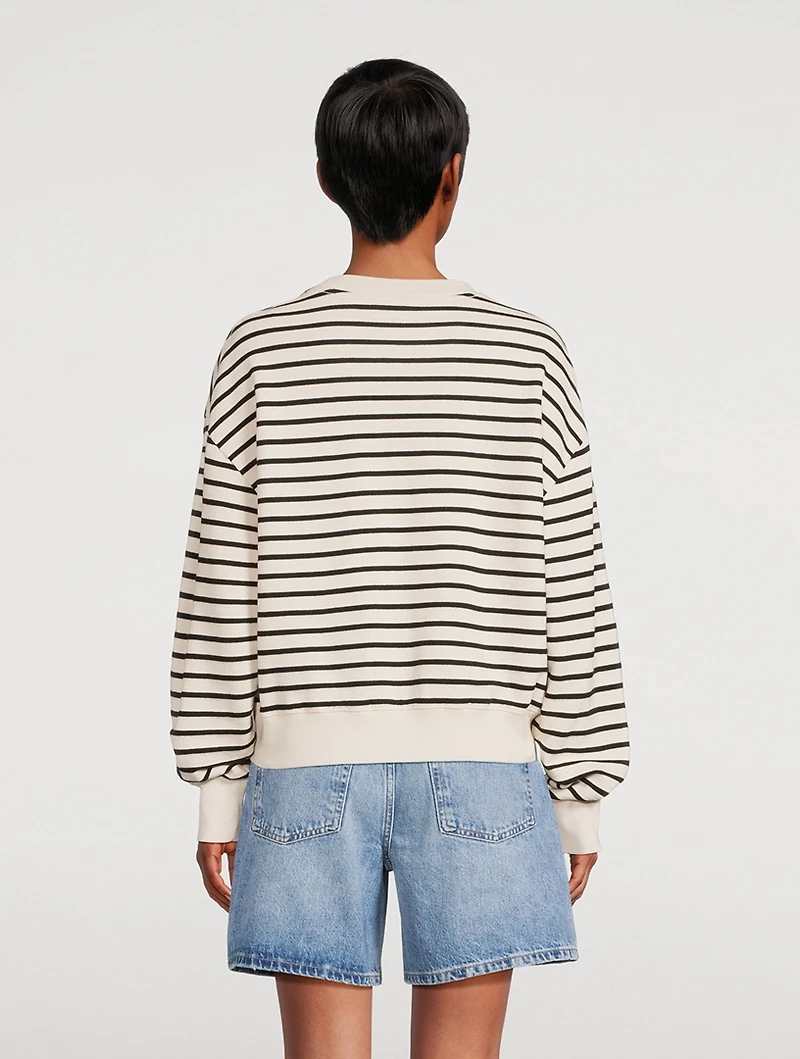 Dean Sweatshirt Stripe Print