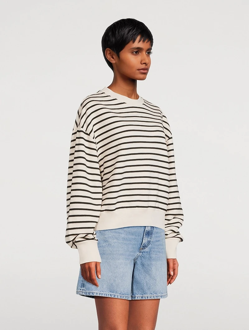 Dean Sweatshirt Stripe Print