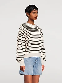 Dean Sweatshirt Stripe Print