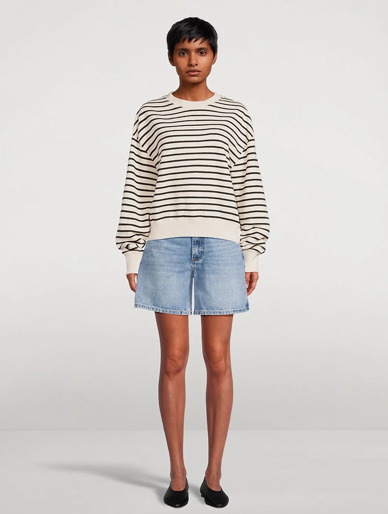 Dean Sweatshirt Stripe Print