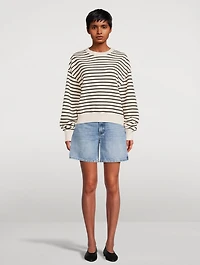 Dean Sweatshirt Stripe Print