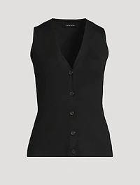 Lawrence Rib-Knit Vest