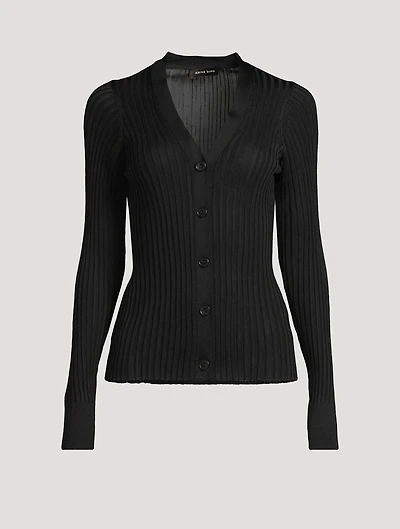 Matheo Ribbed Cardigan