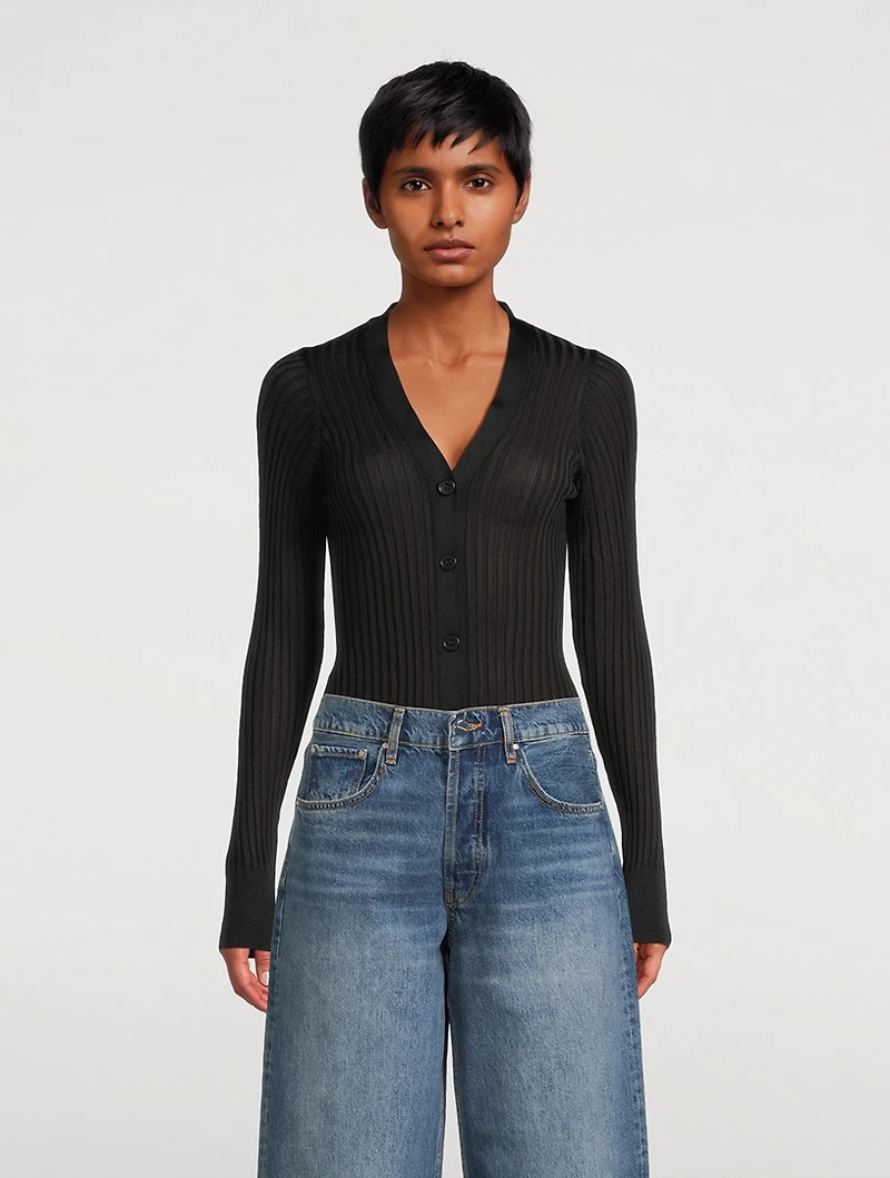 Matheo Ribbed Cardigan