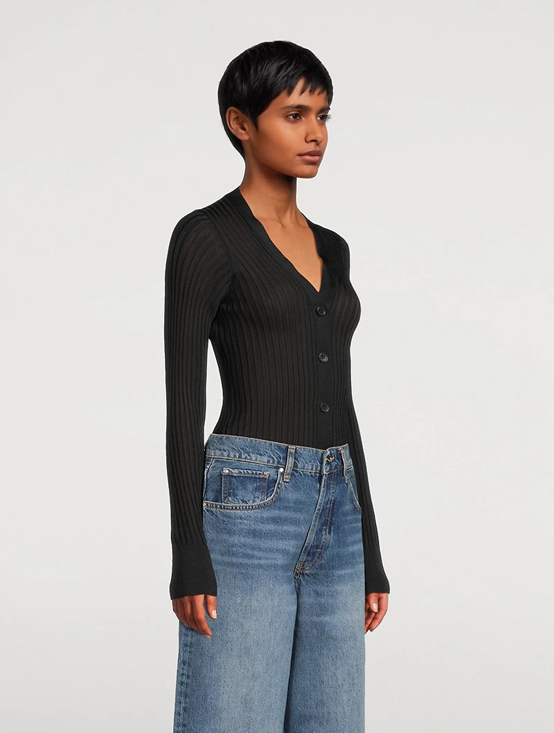 Matheo Ribbed Cardigan
