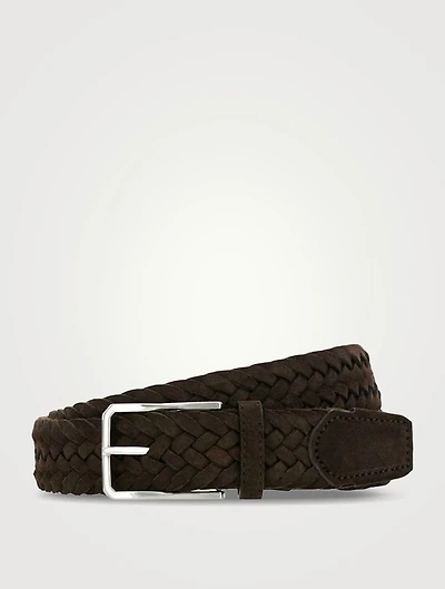 Suede Braided Belt